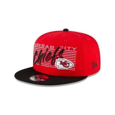 Kansas City Chiefs Gorra | New Era NFL Retro 9fifty Snapback Cap Mexico - Rojos